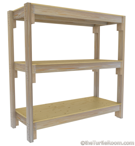 Rack Design for Small WaterlandTubs, Ceilings under 7.5 feet, Minimum Length