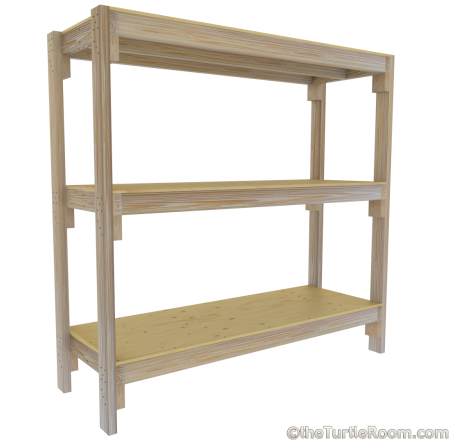 Rack Design for Small WaterlandTubs, Ceilings over 7.5 feet, Extra Long